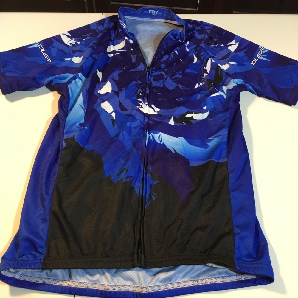 Voler blue cycling jersey  size large  Very good used condition